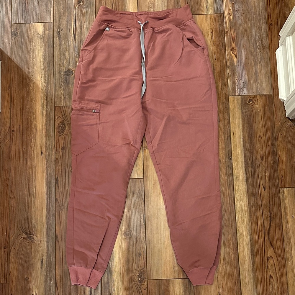 Figs Mauve High Waisted Zamora